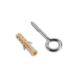 Петля-шуруп ЕВРОПАРТНЕР Zn L16 х d3,5 x O6 мм 2шт. 13 7648 1 