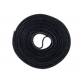 Лента (липучка) в рулоне Hyperline WASNR-5x16-BK ширина 16 мм, длина 5 м, черная 401602 