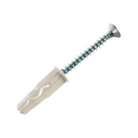 Шуруп ЕВРОПАРТНЕР Zn 4,0х35 в компл. с дюбелем MULTI 6x25 14шт. MP 402 17 