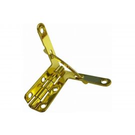 Петля для шкатулок Левша с ограничителем, 32x30 мм, 2 шт., золото У8-3909.З 