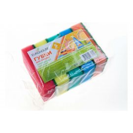 Губки для посуды EUROHOUSE Универсал большие 11,6х7,0х3,1 см 5 шт 9070 