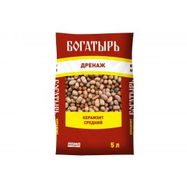Дренаж Богатырь Керамзит средний 5 л 001-DR-KS-000994-2 