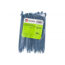Кабельные стяжки FORTISFLEX КСС Magnetic 4х150 синий, 100 шт. 82021 