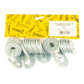 Усиленная шайба КрепСтройГрупп М12 оцинкованная DIN 9021, 1 кг 145165 