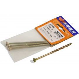 Шуруп VIPкрепеж желтый цинк 5,0х100 3шт 11398 VIP 