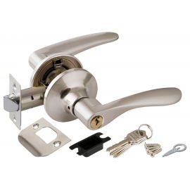 Ручка защелка PUNTO 6020 SN-E кл./фик. мат. никель 34663 