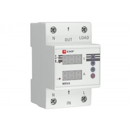 Реле напряжения и тока EKF PROxima MRVA, с дисплеем, 63A, SQ MRVA-63A 