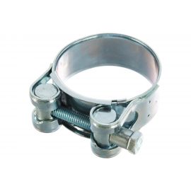 Металлические хомуты СИБРТЕХ, силовые, 44-47мм, ширина 22мм, шарнирный, W1, 2шт 47537 