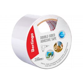 Двусторонняя клейкая лента Berlingo 50 мм х 10 м, основа полипропилен FSn_501022 