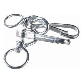 Карабин с вертлюгом Партнер тип А, 30 мм, оцинкованный, 2 шт 827246 