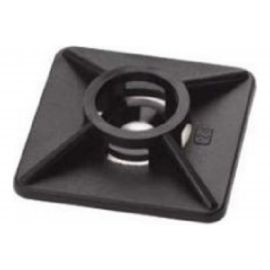 Квадратная платформа с самоклеящимся дном SapiSelco 27x27 мм, полиамид 6.6, уп. 100 шт. BAS.3MT.508 