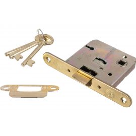 Замок-защелка с ключом Amig покр.латунь 6213 