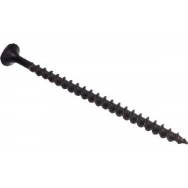 Саморез по дереву КРЕП-КОМП черный 4,2х76, 15 шт. чд76мф 
