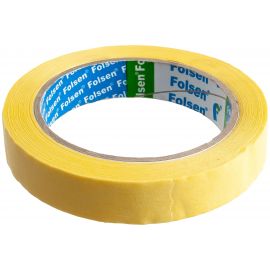 Малярная лента FOLSEN желтая, 60oC, 19мм x 35м 0213519 