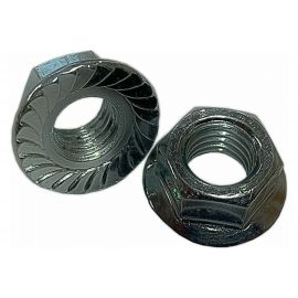 Шестигранная гайка с фланцем и насечками DINFIX DIN 6923, нерж. А2, M6, 10 шт. 00-00001928 