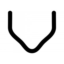 Скоба с внешним углом (100 шт; 0.8 мм) для ремонта пластика RedHotDot ST08003 