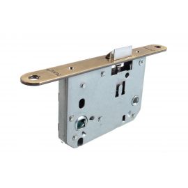 Сантехническая защелка РЕНЦ овальная планка, межосевое расстояние 70 мм, бронза античная INLB 2070 oval АВ 