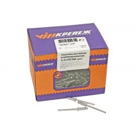 Вытяжная оцинкованная заклёпка vipкрепеж 3,2х10 160 39307 VIP 