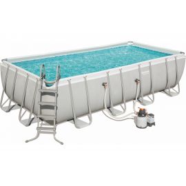 Каркасный прямоугольный бассейн Bestway 549х274х122см, 14812л, песочный фильтр-насос 3785/ч 56466 BW 