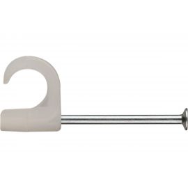 Крепежная скоба ЕВРОПАРТНЕР белая SC 5-7 60шт. 3 0837 1 