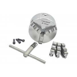 Патрон токарный 125 мм 3-х кулачковый 7100-0003П К11-125 TORNERI 038981 