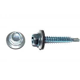 Кровельный саморез КРЕП-КОМП цинк, с шайбой EPDM, 5,5x65 К, 10 шт. ск5565мф 