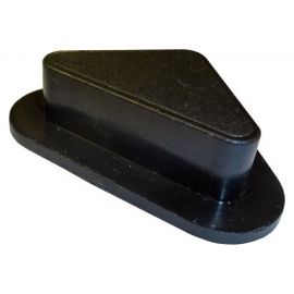 Угловая опора Левша черный пластик 4 шт. У8-9779 