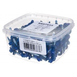 Кровельные саморезы ВИРТУОЗ 5,5х32 мм, RAL 5002, ультрамарин, 150 шт. 600-23971 