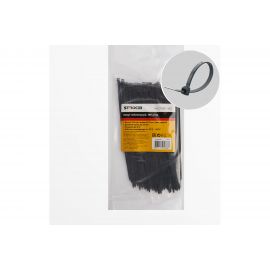 Хомут STEKKER NYCT25-150 нейлоновый 2.5x150 мм d пучка max 35 мм нагрузка 8 кг черный 32774 