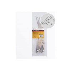 Стальной хомут STEKKER 4,6 х 200 мм, d пучка max 55 мм, нагрузка 50 кг, серый, SSCT46-150 32796 