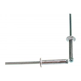 Заклепка вытяжная алюминий/сталь (250 шт; 4.8x21 мм) Метизный двор 4607173907233 