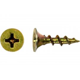 Саморез КРЕП-КОМП желтый цинк PH-2, по дереву 3,5х19 1500шт ждп1935ф 