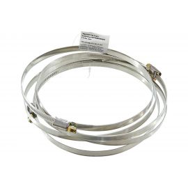 Червячный хомут РОССНА 140х160 мм 6 1/4"" нержавеющая сталь, винт, 5 шт. Р860727 DIY 