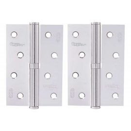 Петля НОРА-М ЕСО 750-4""-FHP-ECO хром.покр. левая 100х70х2,5 15438 