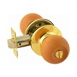 Ручка-защелка НОРА-М NEW дерево-бук ЗШ-03 фикс. 15689 