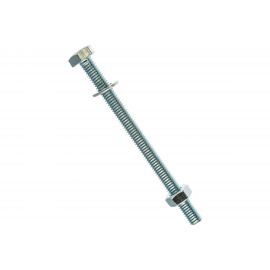 Болт Tech-Krep DIN933 с шестигранной головкой, оцинкованный М6х80 + гайка + шайба 4 шт - пакет 112721 