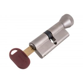 Цилиндровый механизм с вертушкой MOTTURA DPC1F3636 S3 72мм/31+10+31 сатин.никель 5+1 кл. 39497 