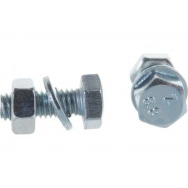 Пакет болт с гайкой и шайбой Ме��изный двор цинк м6х16мм 15 шт. 4607173901699 