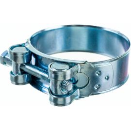 Силовой хомут Nord-Yada Д: 60-63 мм, Ш: 22 мм, Т: 1,2 мм, болт: М6х55, оцинкованная сталь 905996 