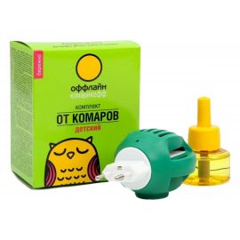 Комплект Комарофф оффлайн БЕРЕЖНО 45 ночей, без запаха, жидкость 30 мл OF01060301 