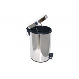 Урна G-teq 165x230x255 с педалью 3л, нержавеющая сталь глянцевая 20.30 