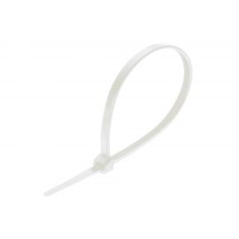 Нейлоновые хомуты Ultima 3.6х250 мм, белые, 100 шт, пакет 152004 