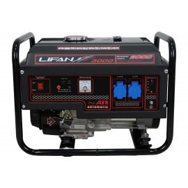 Бензиновый генератор Lifan 3000 220В, 2,8/3 кВт, 7 л.с. 2.8GF-6 