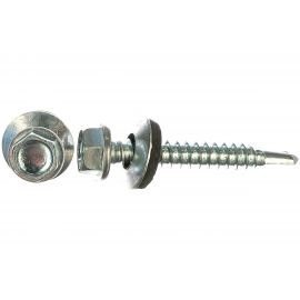 Кровельный саморез с шайбой EPDM Kenner цинк 5,5х38 200шт ск5538ф 