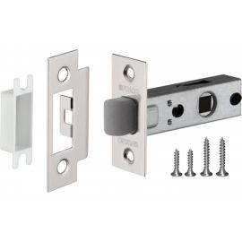 Врезная защелка Fuaro PLASTIC P12-45-25 SN мат. никель 33595 