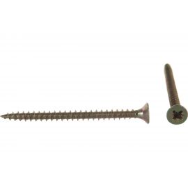 Потайной универсальный шуруп Метизный двор 3,0x45, желтый, 22 шт. 4690441018571 