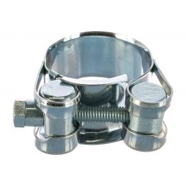 Металлические силовые хомуты СИБРТЕХ 26-28 мм, ширина 18 мм, шарнирный, W1, 2шт 47509 