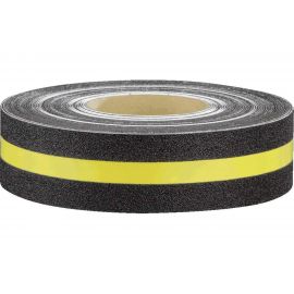 Противоскользящая лента Mehlhose GmbH цвет черный с сигнальной желтой полосой MFB1R050183 