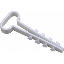 Дюбель-хомут для плоского кабеля Урал пак белый 5-10 100 шт. АЭ-5059010-100-р 