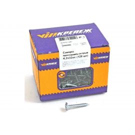 Саморез VIPкрепеж прессшайба острая 120 шт 30410 VIP 